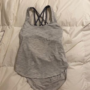 Lululemon tank top with built-in sports bra